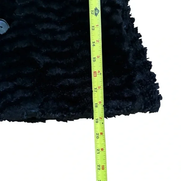 Patagonia Girls' Pelage Jacket Black Faux Fur Size 8 - Picture 5 of 8